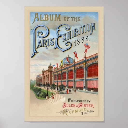 Ausstellung in Paris 1889 Poster (Vorne)