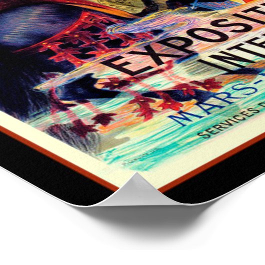 Ausstellung in Rom 1911 Reiseplakat Poster (Ecke)