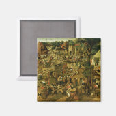 Ausstellung mit Theateraufführung, 1562 Magnet (Vorderseite/Rückseite)