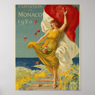 Ausstellung Monaco 1920 Poster