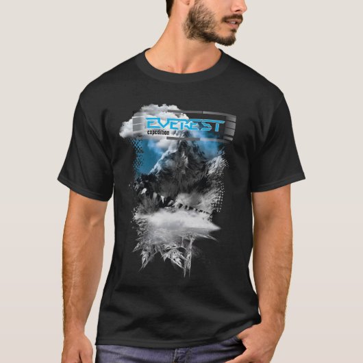 Ausstellung Mount Everest T-Shirt (Vorderseite)