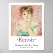 Ausstellung Pierre Auguste Portrait Jeane Samary A Poster (Vorne)