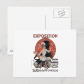 Ausstellung Rue de Provence Postkarte (Vorne/Hinten)