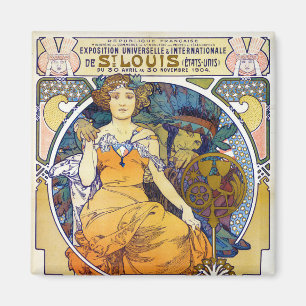 Ausstellung St. Louis, Mucha Magnet