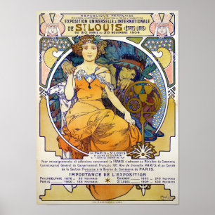 Ausstellung St. Louis, Mucha Poster