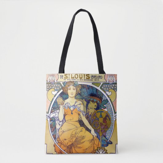 Ausstellung St. Louis, Mucha Tasche (Vorderseite)
