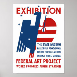 Ausstellung — The Staat Museum Harrisburg PA Poster