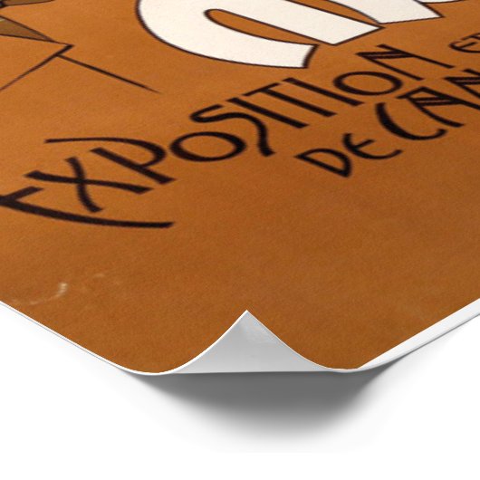 Ausstellung und Koncours des Automobils 1900 in Mo Poster (Ecke)