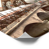 Ausstellung Universelle - 1900 - Eiffelturm Poster (Ecke)