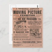 Ausstellung Vintag bewegter Bilder Postkarte (Vorne/Hinten)