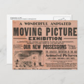 Ausstellung Vintag bewegter Bilder Postkarte (Vorne/Hinten)