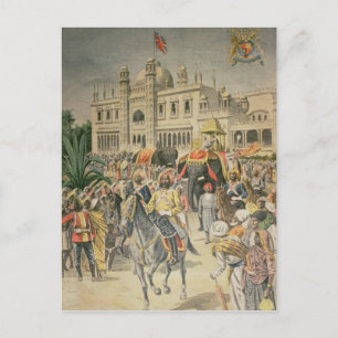 Ausstellung von 1900: Der anglo-indische Pavillon Postkarte