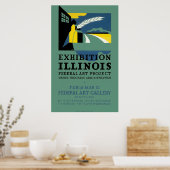 Ausstellung von Illinois Poster (Küche)