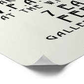 Ausstellung von Ölgemälden Poster (Ecke)
