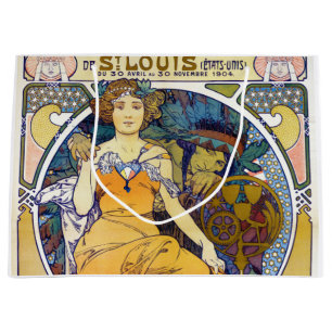 Ausstellung von St. Louis, Mucha Große Geschenktüte