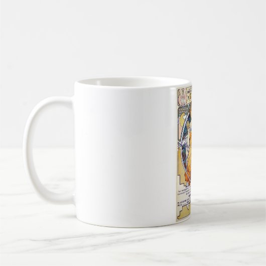 Ausstellung von St. Louis, Mucha Kaffeetasse (Links)