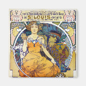 Ausstellung von St. Louis, Mucha Magnet (Vorne)