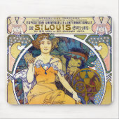 Ausstellung von St. Louis, Mucha Mousepad (Vorne)