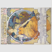 Ausstellung von St. Louis, Mucha Seidenpapier (Vorderseite)