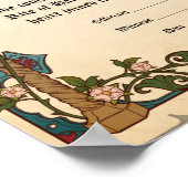 Ausstellung von Zeugnissen - Mittelalter Poster (Ecke)