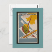 Ausstellung zu den Aquarellfarben von Postcard-WPA Postkarte (Vorne/Hinten)