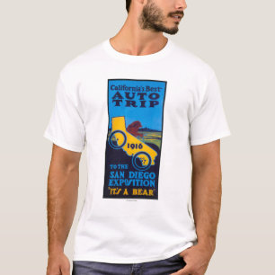 Ausstellungs-förderndes Plakat T-Shirt