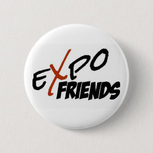Ausstellungs-Freund-Knopf Button