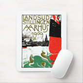 Ausstellungs-Plakat 1909 Aarhus Dänemark Mousepad (Mit Mouse)