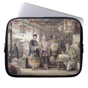 Ausstellungsraum eines Laternen-Kaufmannes in Laptopschutzhülle