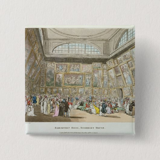 Ausstellungsraum, Somerset-Haus Button (Vorderseite)