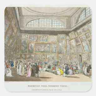Ausstellungsraum, Somerset-Haus Quadratischer Aufkleber