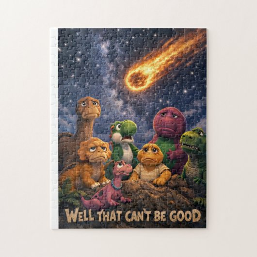 Aussterben der Dinosaurier Puzzle (Vertikal)