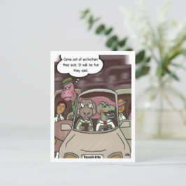 Aussterben Postkarte