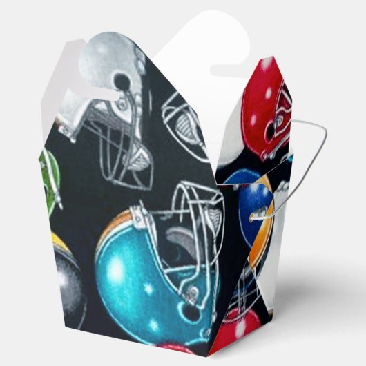 Ausstieg aus dem Football Helm Muster Geschenkschachtel (Geöffnet)