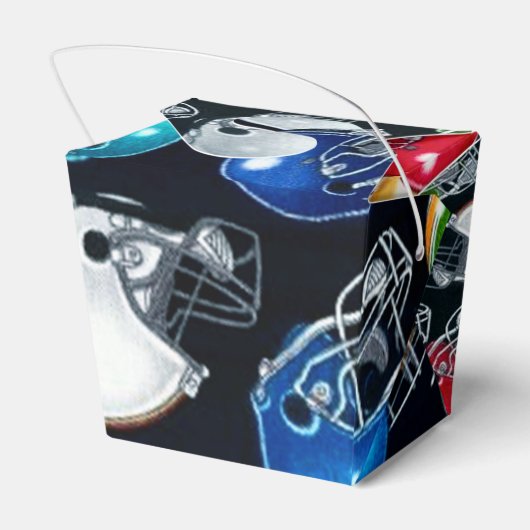 Ausstieg aus dem Football Helm Muster Geschenkschachtel (Rückseite)