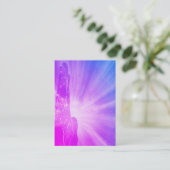Ausstrahlende *~* Liebe Reiki Energie-heilende Visitenkarte (Stehend Vorderseite)