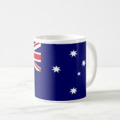 Aust-Flagge Kaffeetasse (VorderseiteRechts)