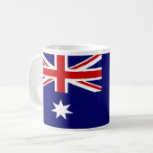 Aust-Flagge Kaffeetasse (Vorderseite Links)