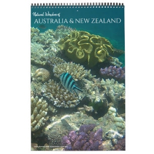 aust/nz Naturwunder 2025 (mit Standorten) Kalender