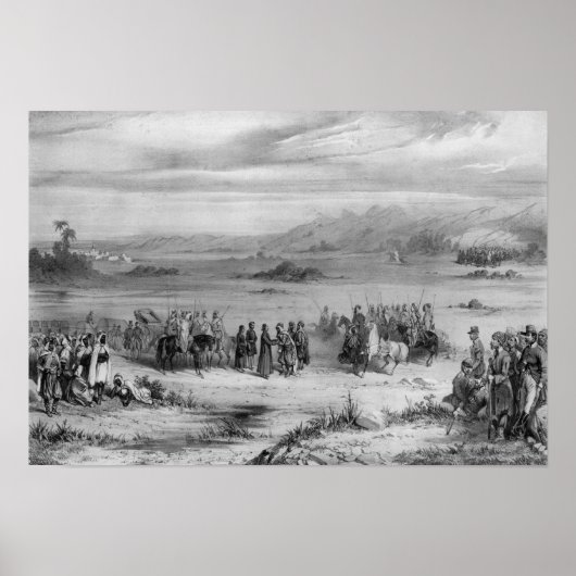 Austausch von Gefangenen durch den Bischof von Alg Poster (Vorne)