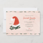 Austausch von Geschenkartikeln für geheimes Santa Einladung (Vorderseite)