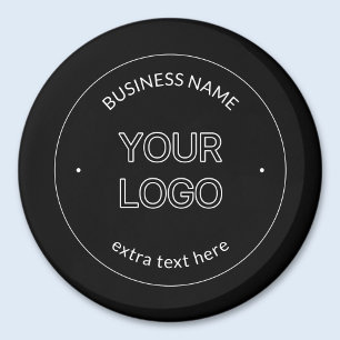 Austausch von Logos und Firmennamen Schwarz Magnet