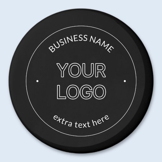 Austausch von Logos und Firmennamen | Schwarz Magnet