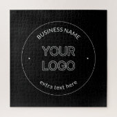 Austausch von Logos und Firmennamen | Schwarz Puzzle (Vertikal)