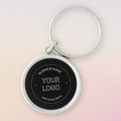 Austausch von Logos und Firmennamen | Schwarz Schlüsselanhänger