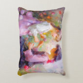 Austausch von Rose und Freundschaft Dekokissen (Vorderseite(Vertikal))