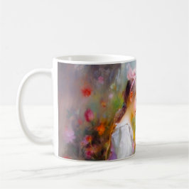 Austausch von Rose und Freundschaft Kaffeetasse