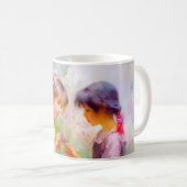Austausch von Rose und Freundschaft Kaffeetasse (VorderseiteRechts)