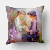 Austausch von Rose und Freundschaft Kissen (Rückseite)