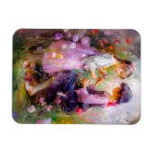 Austausch von Rose und Freundschaft Magnet (Horizontal)